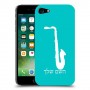 סקספון כיסוי מגן קשיח בעיצוב אישי עם השם שלך ל Apple iPhone 7 יחידה אחת סקרין מובייל