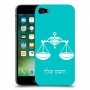 מאזניים כיסוי מגן קשיח בעיצוב אישי עם השם שלך ל Apple iPhone 7 יחידה אחת סקרין מובייל