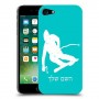 סקִי כיסוי מגן קשיח בעיצוב אישי עם השם שלך ל Apple iPhone 7 יחידה אחת סקרין מובייל