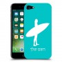 גלישה כיסוי מגן קשיח בעיצוב אישי עם השם שלך ל Apple iPhone 7 יחידה אחת סקרין מובייל