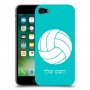 כדורעף - כדור כיסוי מגן קשיח בעיצוב אישי עם השם שלך ל Apple iPhone 7 יחידה אחת סקרין מובייל