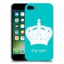 כתר מלכותי כיסוי מגן קשיח בעיצוב אישי עם השם שלך ל Apple iPhone 7 יחידה אחת סקרין מובייל