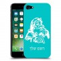 סנטה קלאוס כיסוי מגן קשיח בעיצוב אישי עם השם שלך ל Apple iPhone 7 יחידה אחת סקרין מובייל
