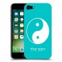 סמל יינג יאנג - סין כיסוי מגן קשיח בעיצוב אישי עם השם שלך ל Apple iPhone 7 יחידה אחת סקרין מובייל