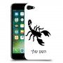 עקרב כיסוי מגן קשיח בעיצוב אישי עם השם שלך ל Apple iPhone 7 יחידה אחת סקרין מובייל