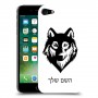 זאב כיסוי מגן קשיח בעיצוב אישי עם השם שלך ל Apple iPhone 7 יחידה אחת סקרין מובייל