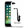 סקספון כיסוי מגן קשיח בעיצוב אישי עם השם שלך ל Apple iPhone 7 יחידה אחת סקרין מובייל