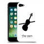 כינור כיסוי מגן קשיח בעיצוב אישי עם השם שלך ל Apple iPhone 7 יחידה אחת סקרין מובייל