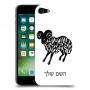 טלה כיסוי מגן קשיח בעיצוב אישי עם השם שלך ל Apple iPhone 7 יחידה אחת סקרין מובייל