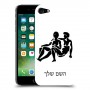 תאומים כיסוי מגן קשיח בעיצוב אישי עם השם שלך ל Apple iPhone 7 יחידה אחת סקרין מובייל