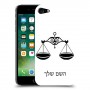 מאזניים כיסוי מגן קשיח בעיצוב אישי עם השם שלך ל Apple iPhone 7 יחידה אחת סקרין מובייל