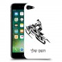 אופנוע שלג כיסוי מגן קשיח בעיצוב אישי עם השם שלך ל Apple iPhone 7 יחידה אחת סקרין מובייל