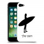 גלישה כיסוי מגן קשיח בעיצוב אישי עם השם שלך ל Apple iPhone 7 יחידה אחת סקרין מובייל