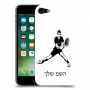 שחקן טניס כיסוי מגן קשיח בעיצוב אישי עם השם שלך ל Apple iPhone 7 יחידה אחת סקרין מובייל