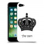 כתר מלכותי כיסוי מגן קשיח בעיצוב אישי עם השם שלך ל Apple iPhone 7 יחידה אחת סקרין מובייל