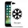 שלג כיסוי מגן קשיח בעיצוב אישי עם השם שלך ל Apple iPhone 7 יחידה אחת סקרין מובייל