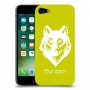 זאב כיסוי מגן קשיח בעיצוב אישי עם השם שלך ל Apple iPhone 7 יחידה אחת סקרין מובייל