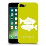 דגים כיסוי מגן קשיח בעיצוב אישי עם השם שלך ל Apple iPhone 7 יחידה אחת סקרין מובייל