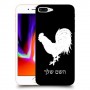 תרנגול כיסוי מגן קשיח בעיצוב אישי עם השם שלך ל Apple iPhone 8 Plus יחידה אחת סקרין מובייל