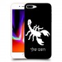 עקרב כיסוי מגן קשיח בעיצוב אישי עם השם שלך ל Apple iPhone 8 Plus יחידה אחת סקרין מובייל