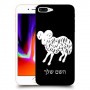 טלה כיסוי מגן קשיח בעיצוב אישי עם השם שלך ל Apple iPhone 8 Plus יחידה אחת סקרין מובייל