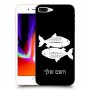 דגים כיסוי מגן קשיח בעיצוב אישי עם השם שלך ל Apple iPhone 8 Plus יחידה אחת סקרין מובייל