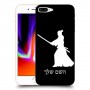 סמוראי כיסוי מגן קשיח בעיצוב אישי עם השם שלך ל Apple iPhone 8 Plus יחידה אחת סקרין מובייל
