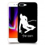 סקִי כיסוי מגן קשיח בעיצוב אישי עם השם שלך ל Apple iPhone 8 Plus יחידה אחת סקרין מובייל