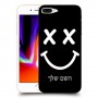 סמיילי כיסוי מגן קשיח בעיצוב אישי עם השם שלך ל Apple iPhone 8 Plus יחידה אחת סקרין מובייל