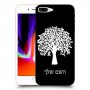 עץ כיסוי מגן קשיח בעיצוב אישי עם השם שלך ל Apple iPhone 8 Plus יחידה אחת סקרין מובייל