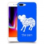 טלה כיסוי מגן קשיח בעיצוב אישי עם השם שלך ל Apple iPhone 8 Plus יחידה אחת סקרין מובייל