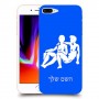 תאומים כיסוי מגן קשיח בעיצוב אישי עם השם שלך ל Apple iPhone 8 Plus יחידה אחת סקרין מובייל