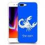 עקרב כיסוי מגן קשיח בעיצוב אישי עם השם שלך ל Apple iPhone 8 Plus יחידה אחת סקרין מובייל