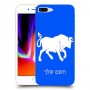 שור כיסוי מגן קשיח בעיצוב אישי עם השם שלך ל Apple iPhone 8 Plus יחידה אחת סקרין מובייל