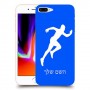 רץ כיסוי מגן קשיח בעיצוב אישי עם השם שלך ל Apple iPhone 8 Plus יחידה אחת סקרין מובייל