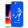 שחקן כדורגל כיסוי מגן קשיח בעיצוב אישי עם השם שלך ל Apple iPhone 8 Plus יחידה אחת סקרין מובייל