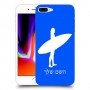 גלישה כיסוי מגן קשיח בעיצוב אישי עם השם שלך ל Apple iPhone 8 Plus יחידה אחת סקרין מובייל