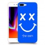 סמיילי כיסוי מגן קשיח בעיצוב אישי עם השם שלך ל Apple iPhone 8 Plus יחידה אחת סקרין מובייל