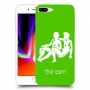 תאומים כיסוי מגן קשיח בעיצוב אישי עם השם שלך ל Apple iPhone 8 Plus יחידה אחת סקרין מובייל