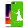 סמוראי כיסוי מגן קשיח בעיצוב אישי עם השם שלך ל Apple iPhone 8 Plus יחידה אחת סקרין מובייל