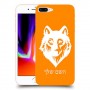 זאב כיסוי מגן קשיח בעיצוב אישי עם השם שלך ל Apple iPhone 8 Plus יחידה אחת סקרין מובייל