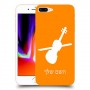 כינור כיסוי מגן קשיח בעיצוב אישי עם השם שלך ל Apple iPhone 8 Plus יחידה אחת סקרין מובייל