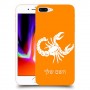 עקרב כיסוי מגן קשיח בעיצוב אישי עם השם שלך ל Apple iPhone 8 Plus יחידה אחת סקרין מובייל