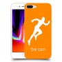רץ כיסוי מגן קשיח בעיצוב אישי עם השם שלך ל Apple iPhone 8 Plus יחידה אחת סקרין מובייל