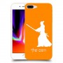 סמוראי כיסוי מגן קשיח בעיצוב אישי עם השם שלך ל Apple iPhone 8 Plus יחידה אחת סקרין מובייל