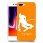 סקִי כיסוי מגן קשיח בעיצוב אישי עם השם שלך ל Apple iPhone 8 Plus יחידה אחת סקרין מובייל