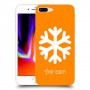 שלג כיסוי מגן קשיח בעיצוב אישי עם השם שלך ל Apple iPhone 8 Plus יחידה אחת סקרין מובייל