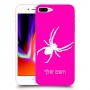 עכביש כיסוי מגן קשיח בעיצוב אישי עם השם שלך ל Apple iPhone 8 Plus יחידה אחת סקרין מובייל