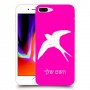 ציפור לבלוע כיסוי מגן קשיח בעיצוב אישי עם השם שלך ל Apple iPhone 8 Plus יחידה אחת סקרין מובייל