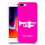 חצוצרה כיסוי מגן קשיח בעיצוב אישי עם השם שלך ל Apple iPhone 8 Plus יחידה אחת סקרין מובייל